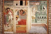 GOZZOLI, Benozzo Scenes from the Life of St Francis (Scene 2, north wall) cd oil painting